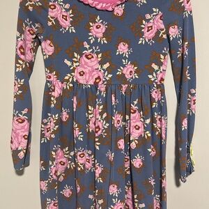 Matilda Jane Blue and Pink Floral Kids Dress